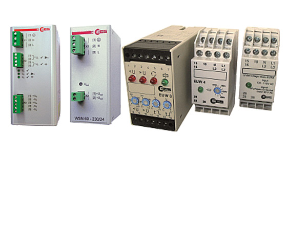 Monitoring Relais and Power Supplies